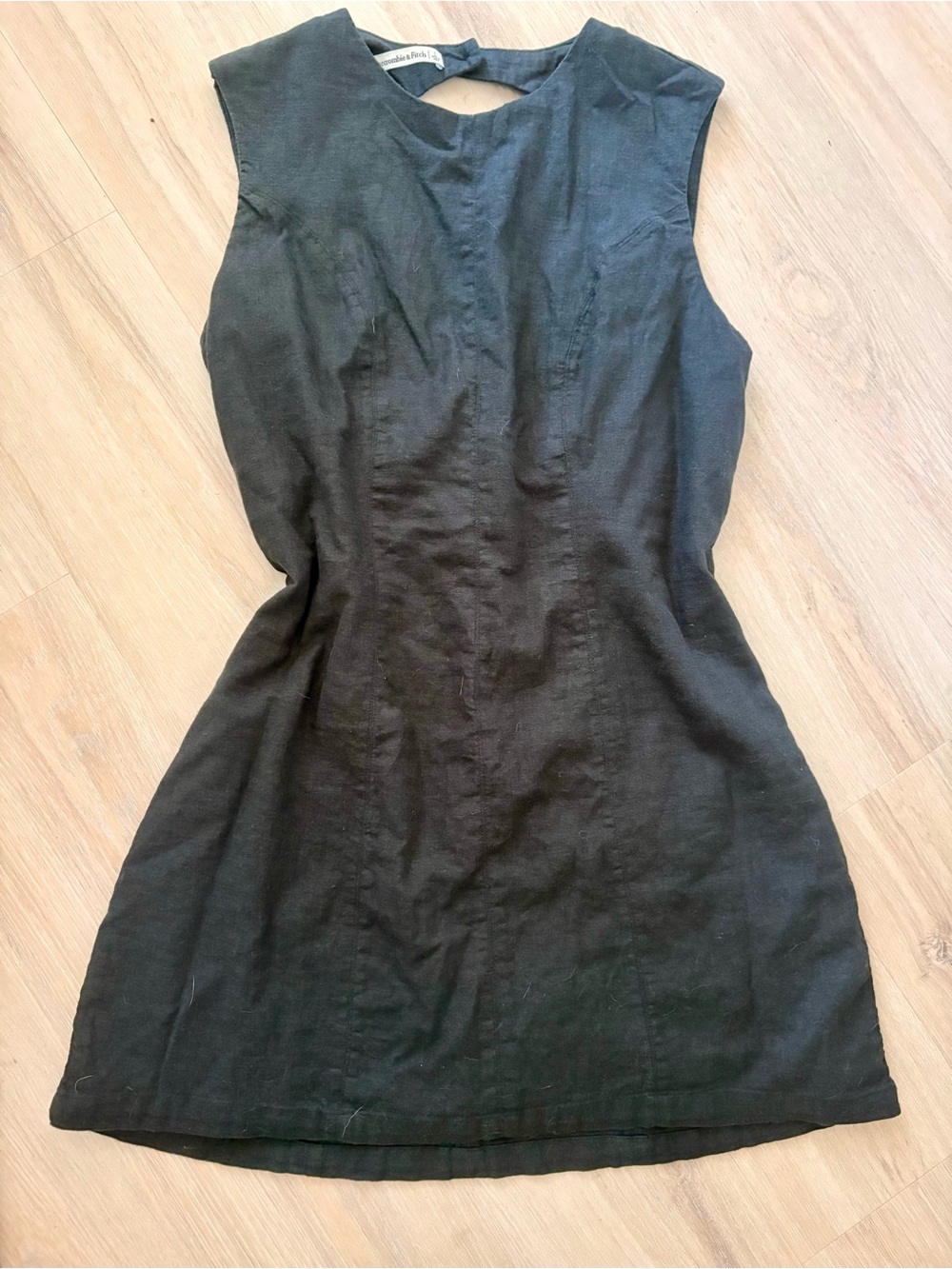 Abercrombie and Fitch Mini Linen Shift Dress